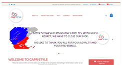 Desktop Screenshot of capr-style.com
