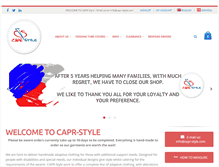 Tablet Screenshot of capr-style.com